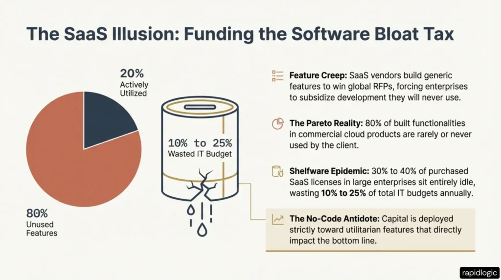 The SaaS Illusion: Funding the Software Bloat Tax.